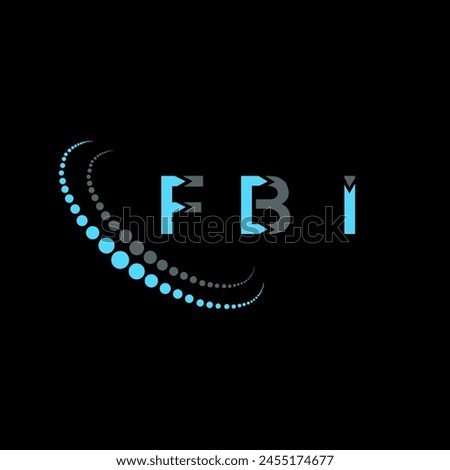 FBI letter logo abstract design. FBI unique design. FBI.
