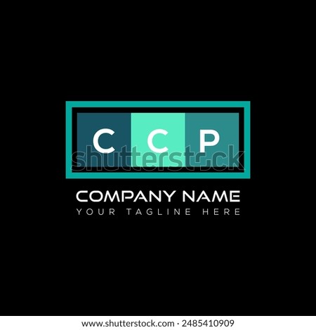 CCP letter logo design on black background. CCP creative initials letter logo concept. CCP letter design.
