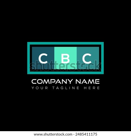 CBC letter logo design on black background. CBC creative initials letter logo concept. CBC letter design.

