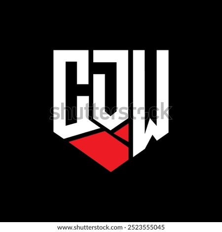 CDW letter logo abstract design. CDW unique design. CDW.
