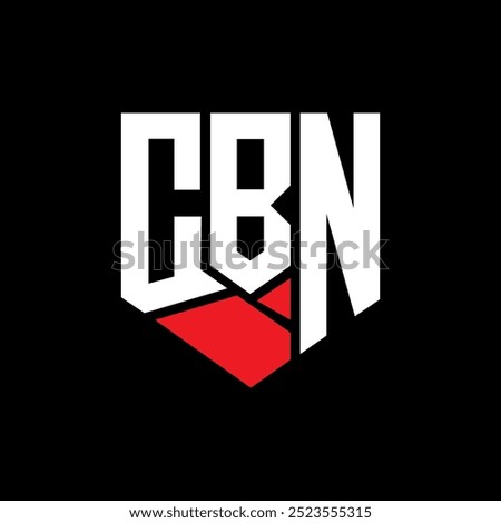 CBN letter logo abstract design. CBN unique design. CBN.
