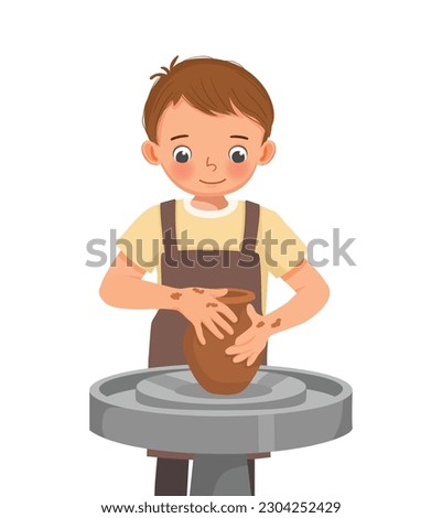 Similar – Image, Stock Photo Little caucasian boy making inhalation with nebulizer at home. Child holds a mask vapor inhaler. Treatment of asthma. Concept of inhalation therapy apparatus.