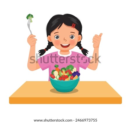 Similar – Image, Stock Photo Child eating fresh carrot