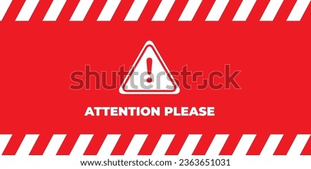 Image, Stock Photo Red alert Safety