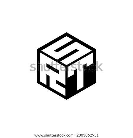 RTS letter logo design in illustration. Vector logo, calligraphy designs for logo, Poster, Invitation, etc.