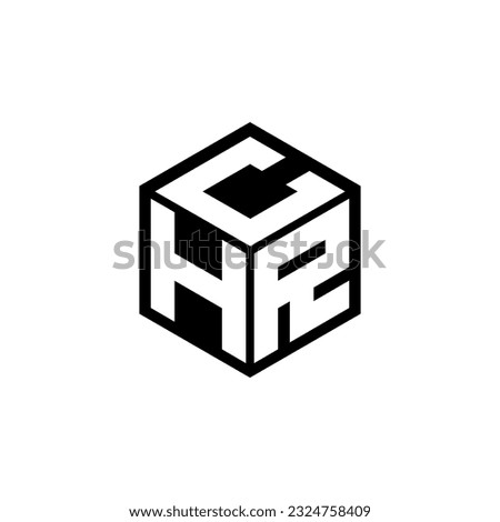 HRC letter logo design in illustration. Vector logo, calligraphy designs for logo, Poster, Invitation, etc.