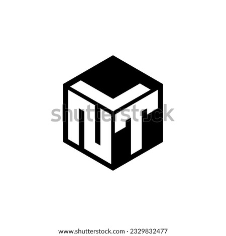 NTL letter logo design in illustration. Vector logo, calligraphy designs for logo, Poster, Invitation, etc.