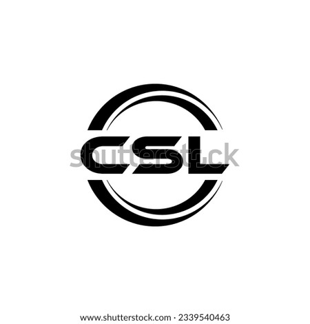 CSL Logo Design, Inspiration for a Unique Identity. Modern Elegance and Creative Design. Watermark Your Success with the Striking this Logo.