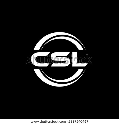 CSL Logo Design, Inspiration for a Unique Identity. Modern Elegance and Creative Design. Watermark Your Success with the Striking this Logo.