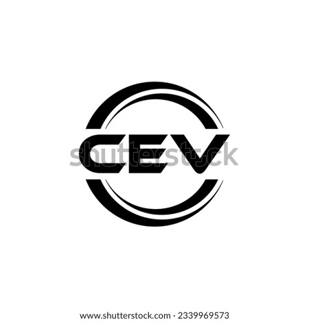 CEV Logo Design, Inspiration for a Unique Identity. Modern Elegance and Creative Design. Watermark Your Success with the Striking this Logo.