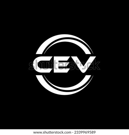 CEV Logo Design, Inspiration for a Unique Identity. Modern Elegance and Creative Design. Watermark Your Success with the Striking this Logo.