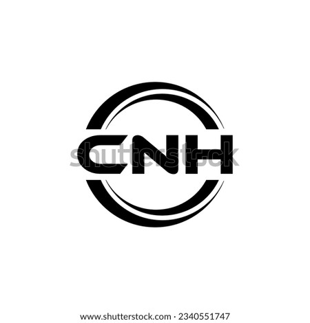 CNH Logo Design, Inspiration for a Unique Identity. Modern Elegance and Creative Design. Watermark Your Success with the Striking this Logo.