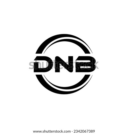 DNB Logo Design, Inspiration for a Unique Identity. Modern Elegance and Creative Design. Watermark Your Success with the Striking this Logo.