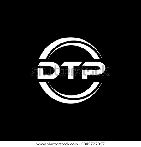 DTP Logo Design, Inspiration for a Unique Identity. Modern Elegance and Creative Design. Watermark Your Success with the Striking this Logo.