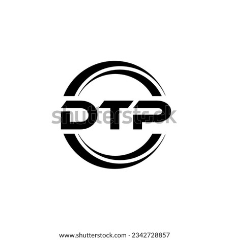 DTP Logo Design, Inspiration for a Unique Identity. Modern Elegance and Creative Design. Watermark Your Success with the Striking this Logo.