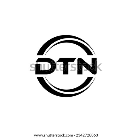 DTN Logo Design, Inspiration for a Unique Identity. Modern Elegance and Creative Design. Watermark Your Success with the Striking this Logo.