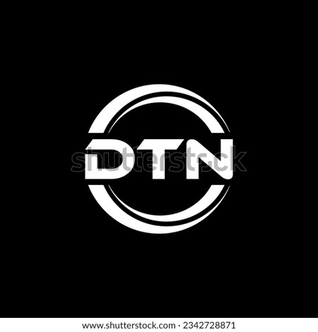 DTN Logo Design, Inspiration for a Unique Identity. Modern Elegance and Creative Design. Watermark Your Success with the Striking this Logo.