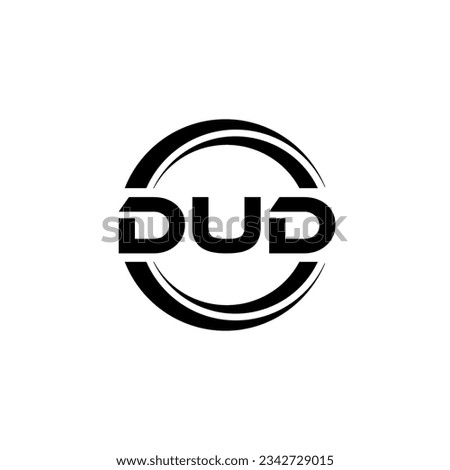 DUD Logo Design, Inspiration for a Unique Identity. Modern Elegance and Creative Design. Watermark Your Success with the Striking this Logo.