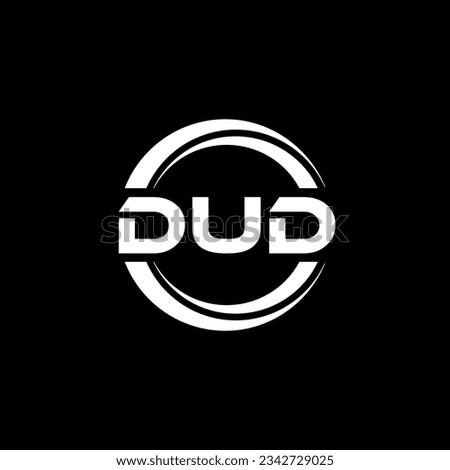 DUD Logo Design, Inspiration for a Unique Identity. Modern Elegance and Creative Design. Watermark Your Success with the Striking this Logo.