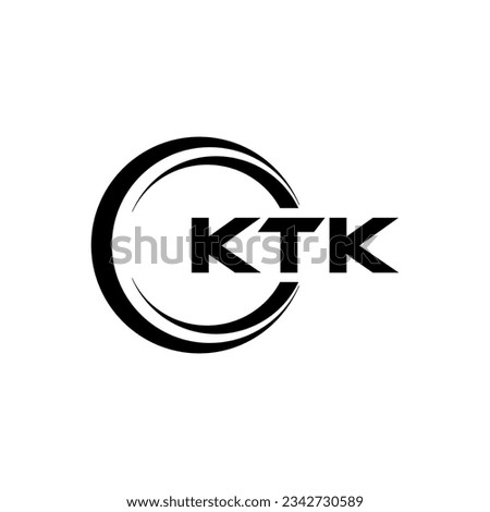 KTK Logo Design, Inspiration for a Unique Identity. Modern Elegance and Creative Design. Watermark Your Success with the Striking this Logo.
