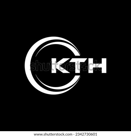 KTH Logo Design, Inspiration for a Unique Identity. Modern Elegance and Creative Design. Watermark Your Success with the Striking this Logo.