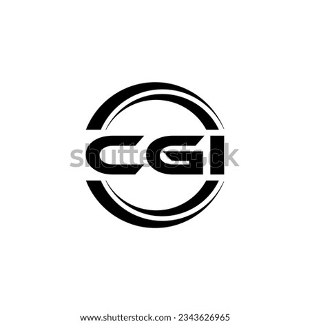 CGI Logo Design, Inspiration for a Unique Identity. Modern Elegance and Creative Design. Watermark Your Success with the Striking this Logo.