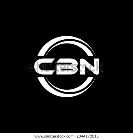 CBN Logo Design, Inspiration for a Unique Identity. Modern Elegance and Creative Design. Watermark Your Success with the Striking this Logo.