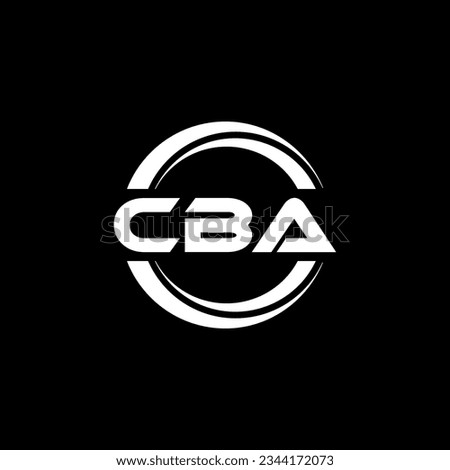 CBA Logo Design, Inspiration for a Unique Identity. Modern Elegance and Creative Design. Watermark Your Success with the Striking this Logo.