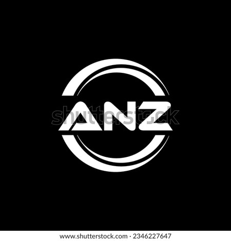 ANZ Logo Design, Inspiration for a Unique Identity. Modern Elegance and Creative Design. Watermark Your Success with the Striking this Logo.