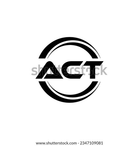 ACT Logo Design, Inspiration for a Unique Identity. Modern Elegance and Creative Design. Watermark Your Success with the Striking this Logo.