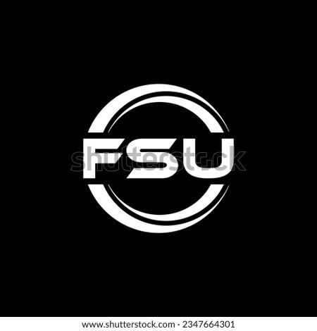 FSU Logo Design, Inspiration for a Unique Identity. Modern Elegance and Creative Design. Watermark Your Success with the Striking this Logo.