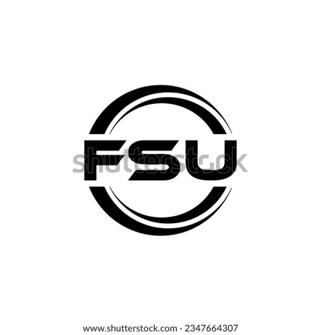 FSU Logo Design, Inspiration for a Unique Identity. Modern Elegance and Creative Design. Watermark Your Success with the Striking this Logo.