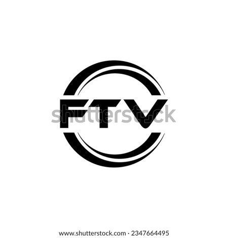 FTV Logo Design, Inspiration for a Unique Identity. Modern Elegance and Creative Design. Watermark Your Success with the Striking this Logo.