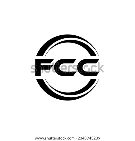 FCC Logo Design, Inspiration for a Unique Identity. Modern Elegance and Creative Design. Watermark Your Success with the Striking this Logo.