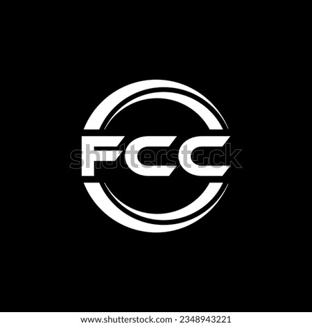 FCC Logo Design, Inspiration for a Unique Identity. Modern Elegance and Creative Design. Watermark Your Success with the Striking this Logo.