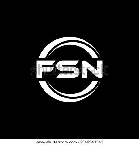 FSN Logo Design, Inspiration for a Unique Identity. Modern Elegance and Creative Design. Watermark Your Success with the Striking this Logo.