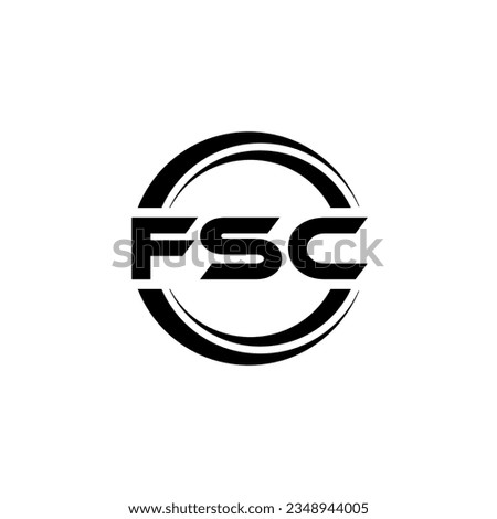 FSC Logo Design, Inspiration for a Unique Identity. Modern Elegance and Creative Design. Watermark Your Success with the Striking this Logo.