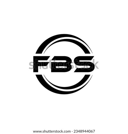 FBS Logo Design, Inspiration for a Unique Identity. Modern Elegance and Creative Design. Watermark Your Success with the Striking this Logo.