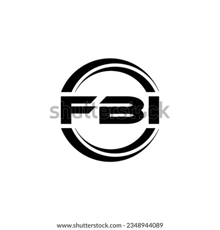 FBI Logo Design, Inspiration for a Unique Identity. Modern Elegance and Creative Design. Watermark Your Success with the Striking this Logo.