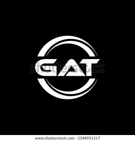 GAT Logo Design, Inspiration for a Unique Identity. Modern Elegance and Creative Design. Watermark Your Success with the Striking this Logo.