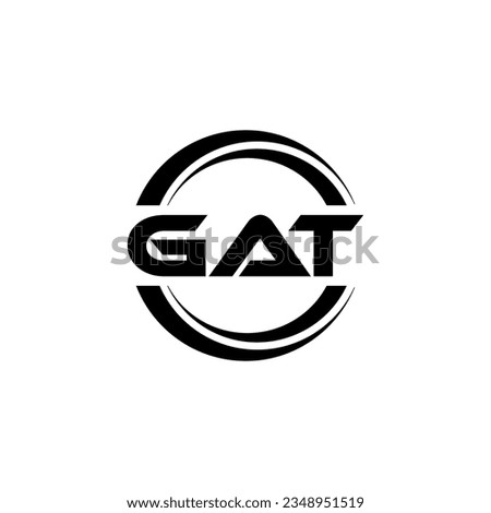 GAT Logo Design, Inspiration for a Unique Identity. Modern Elegance and Creative Design. Watermark Your Success with the Striking this Logo.