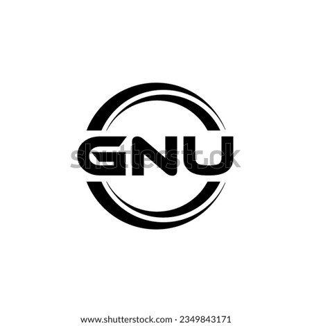 GNU Logo Design, Inspiration for a Unique Identity. Modern Elegance and Creative Design. Watermark Your Success with the Striking this Logo.