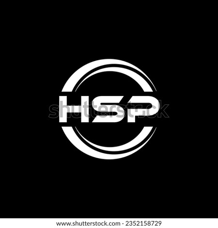 HSP Logo Design, Inspiration for a Unique Identity. Modern Elegance and Creative Design. Watermark Your Success with the Striking this Logo.