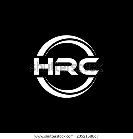 HRC Logo Design, Inspiration for a Unique Identity. Modern Elegance and Creative Design. Watermark Your Success with the Striking this Logo.