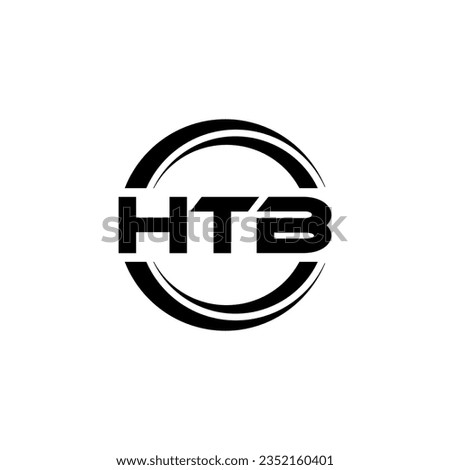 HTB Logo Design, Inspiration for a Unique Identity. Modern Elegance and Creative Design. Watermark Your Success with the Striking this Logo.