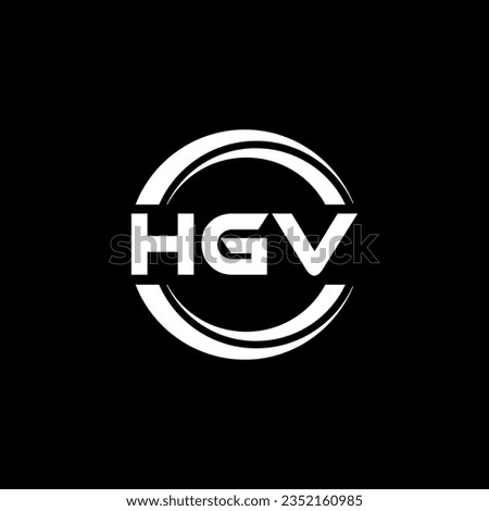 HGV Logo Design, Inspiration for a Unique Identity. Modern Elegance and Creative Design. Watermark Your Success with the Striking this Logo.