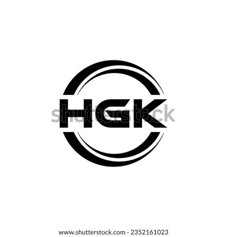 HGK Logo Design, Inspiration for a Unique Identity. Modern Elegance and Creative Design. Watermark Your Success with the Striking this Logo.