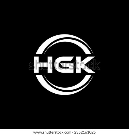 HGK Logo Design, Inspiration for a Unique Identity. Modern Elegance and Creative Design. Watermark Your Success with the Striking this Logo.