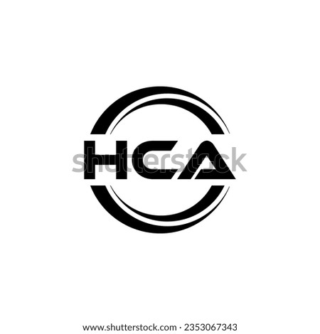 HCA Logo Design, Inspiration for a Unique Identity. Modern Elegance and Creative Design. Watermark Your Success with the Striking this Logo.