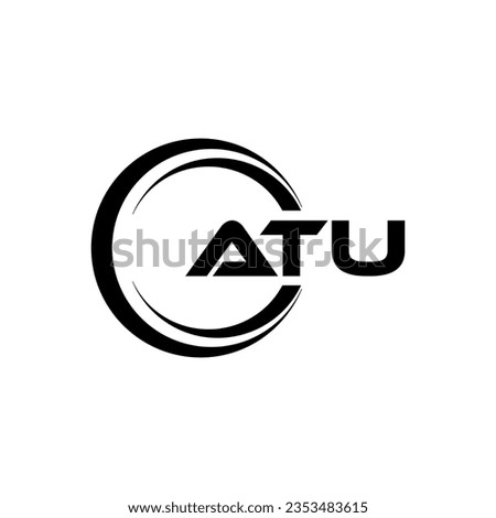 ATU Logo Design, Inspiration for a Unique Identity. Modern Elegance and Creative Design. Watermark Your Success with the Striking this Logo.